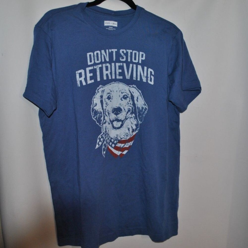 Men's State of Mine Trademark Retriever Believer Tee-Shirt New with Tags